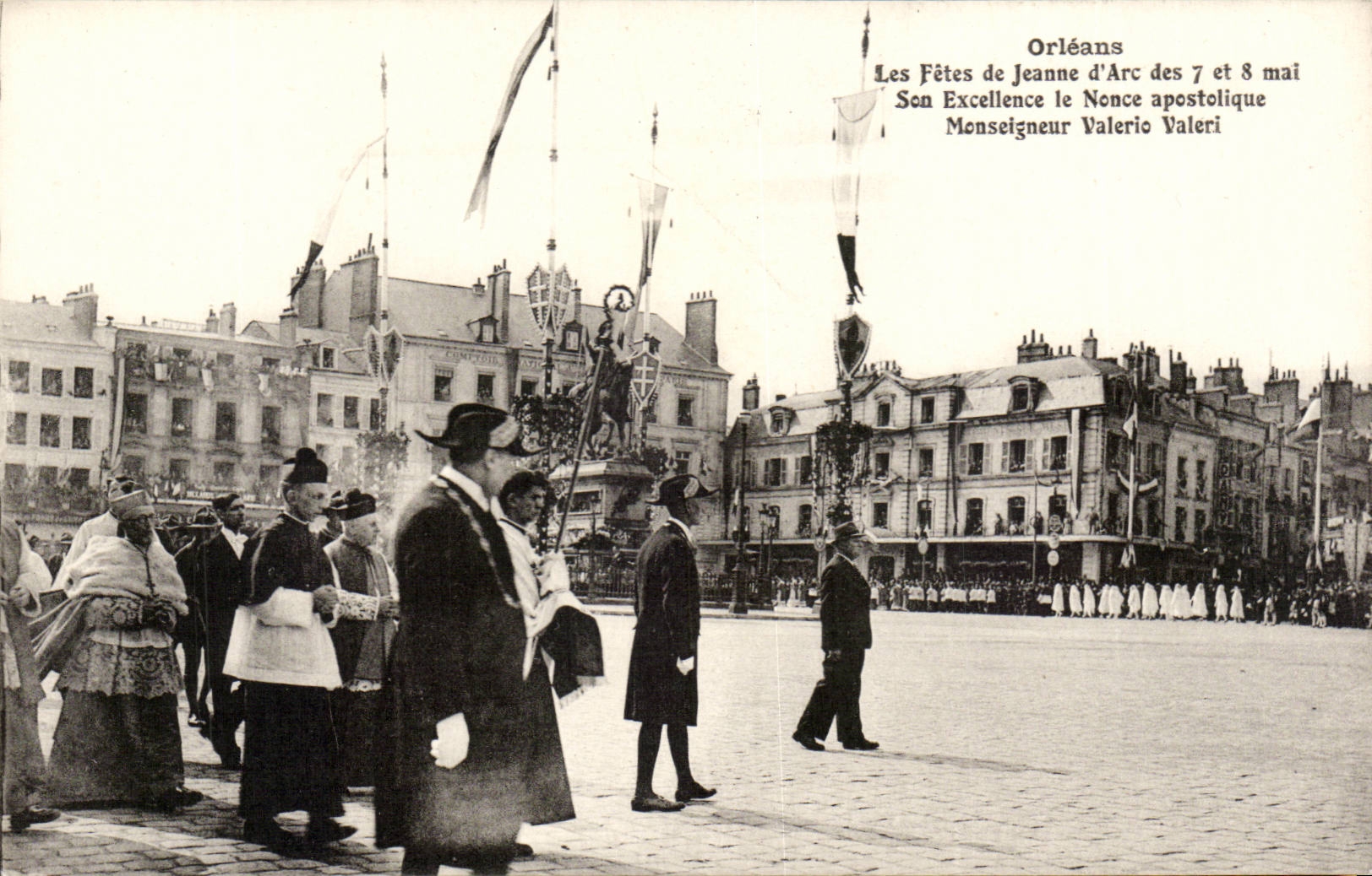Orleans - Festivals of Jeanne d' Arc - Its Excellance the Apostolic nuncio - Monseigneur Valerio CPA