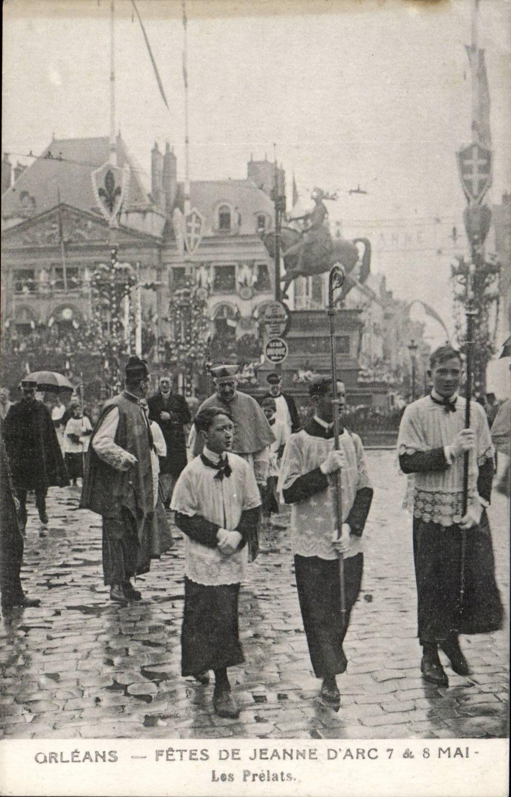 Orleans - Festivals of Jeanne d' Arc - Prelates CPA