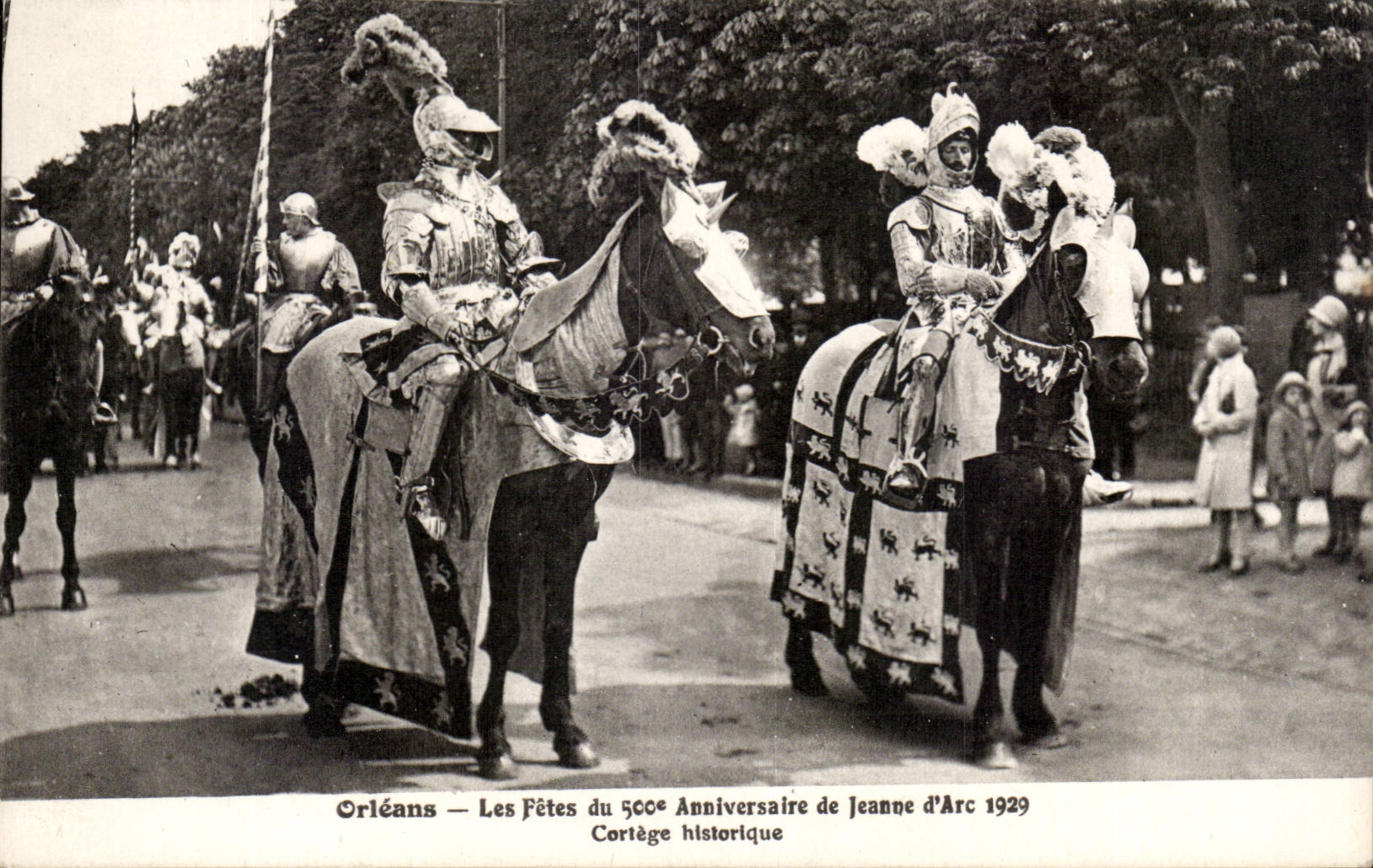 Orleans - Festivals of Jeanne d' Arc - 500 Birthday 1929 Historical Procession CPA