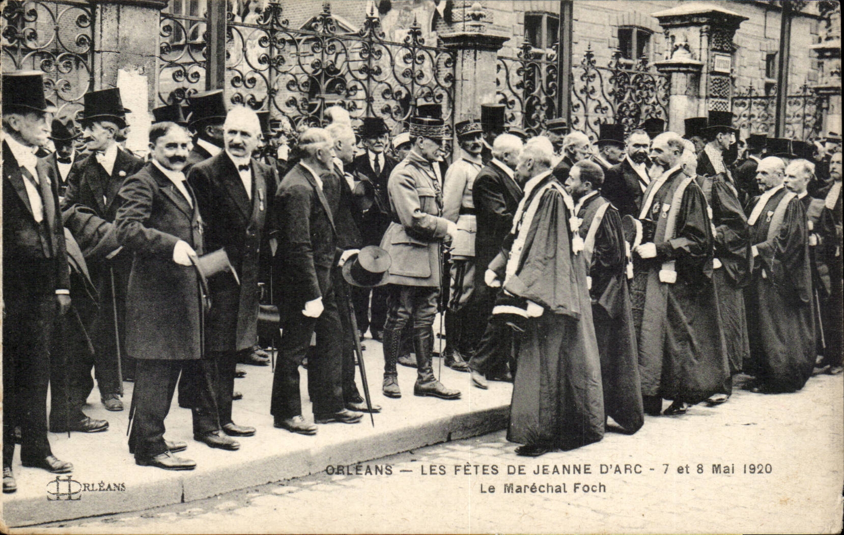 Orleans - Festivals of Jeanne d' Arc - 1920 - the Marshal Foch CPA