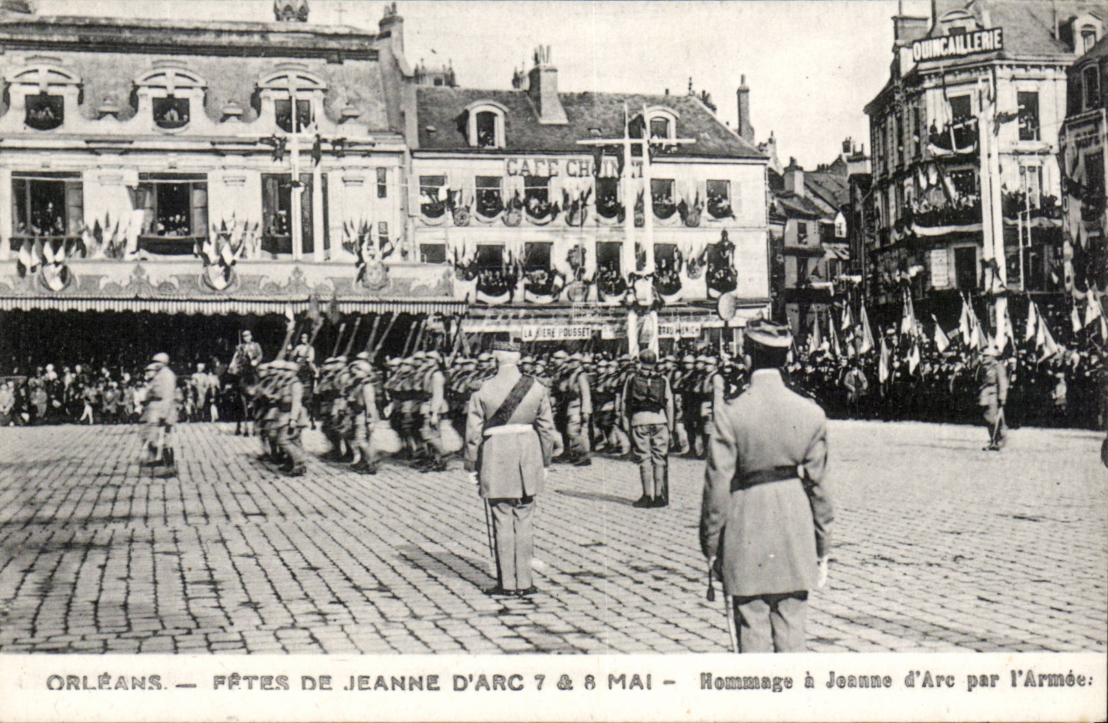 Orleans - Festivals of Jeanne d' Arc - Homage by Army CPA