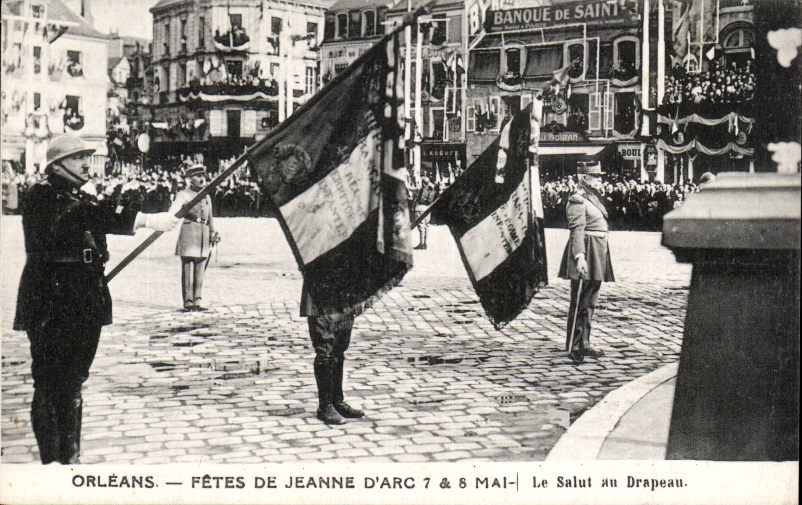 Orleans - Festivals of Jeanne d' Arc - Salute to the colors CPA