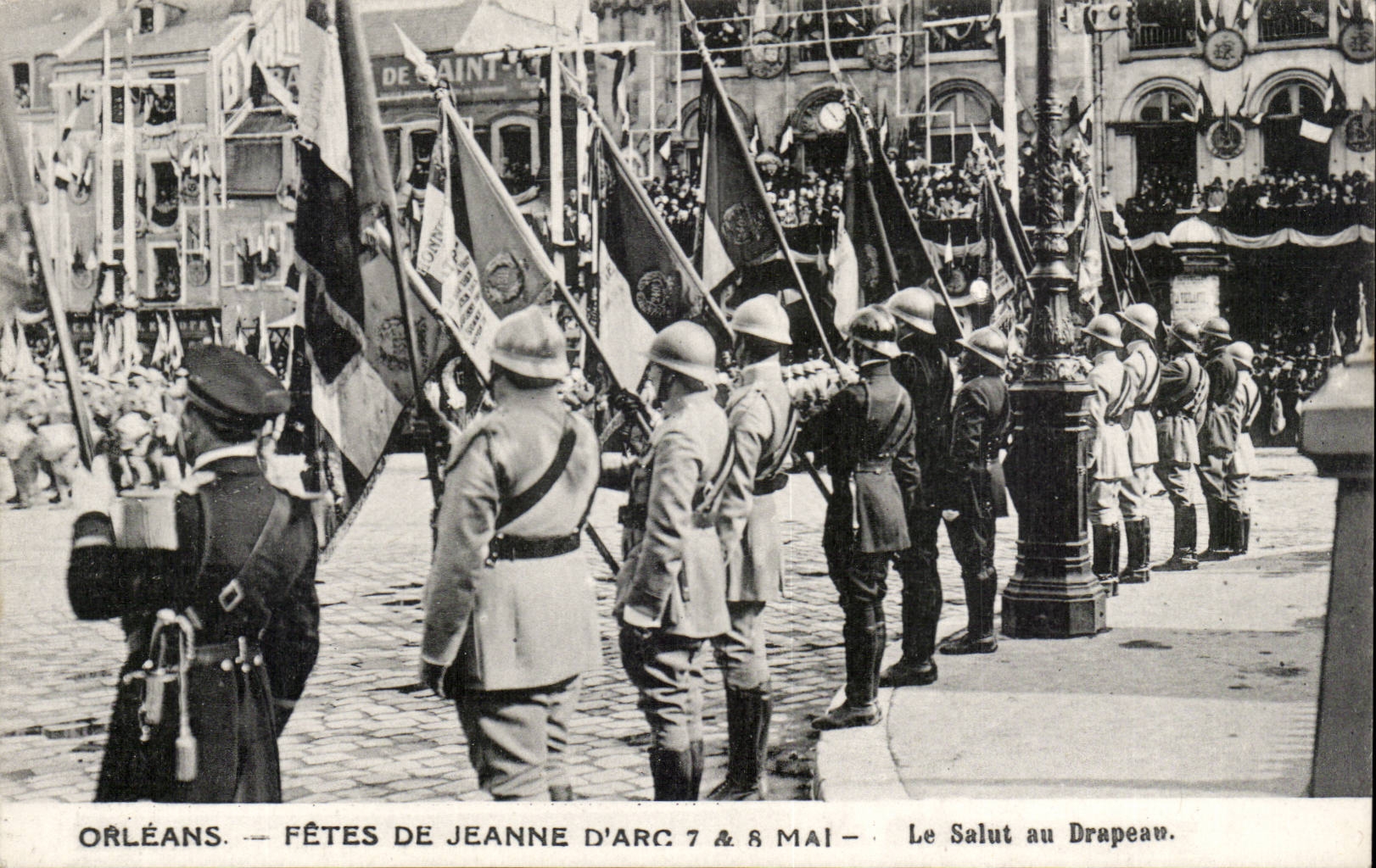 Orleans - Festivals of Jeanne d' Arc - Salute to the colors CPA