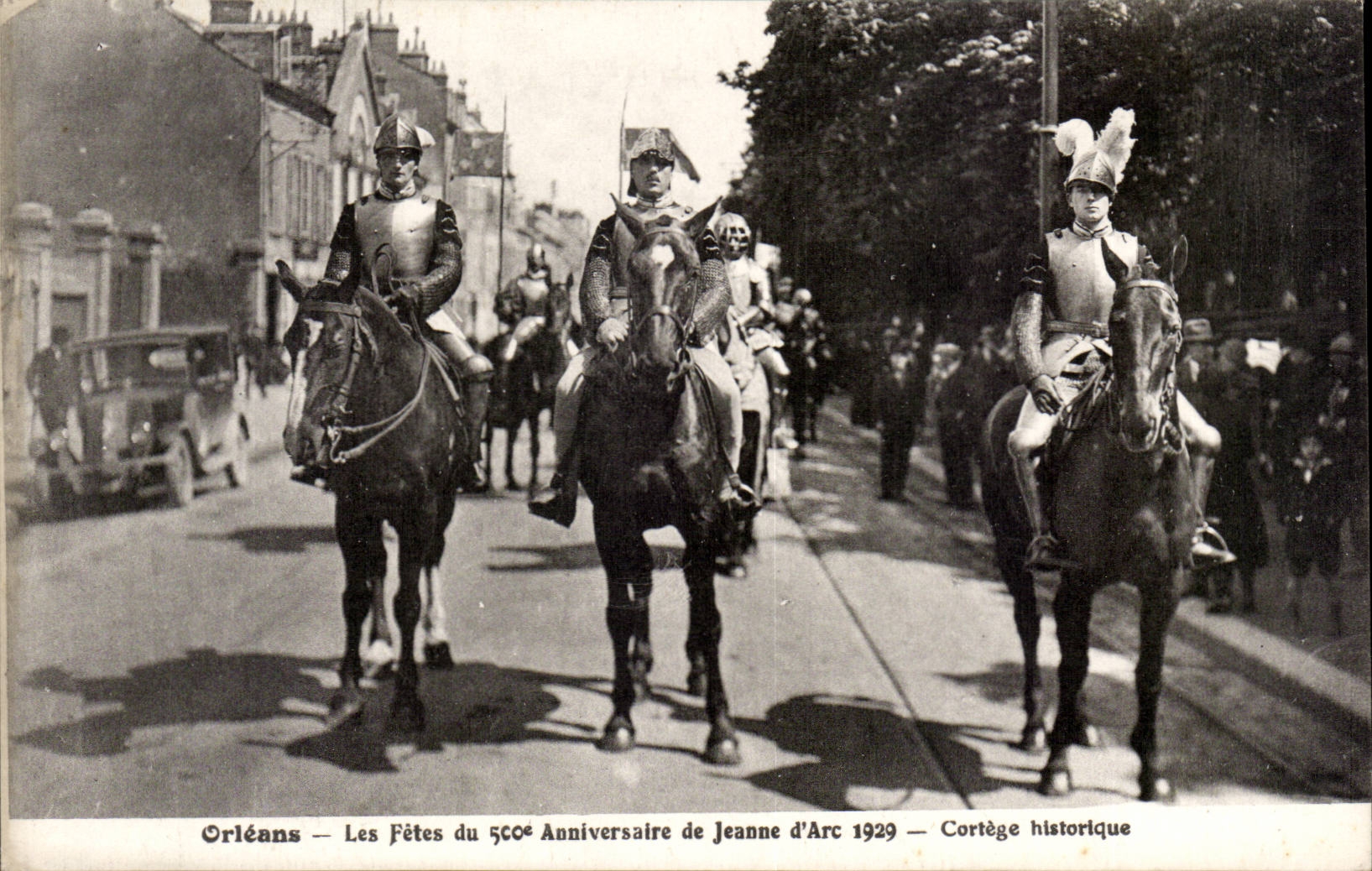 Orleans - Festivals of Jeanne d' Arc - 1929 - 500 Birthday - Historical Procession CPA