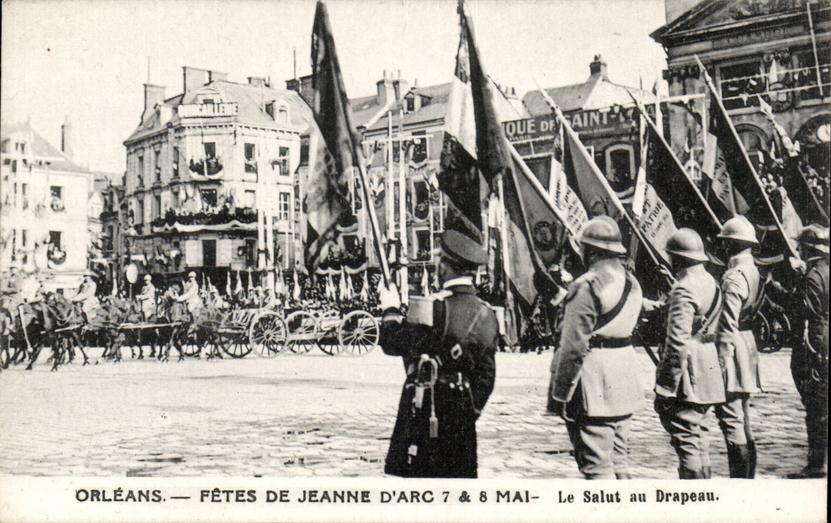 Orleans - Festivals of Jeanne d' Arc - Salute to the colors CPA
