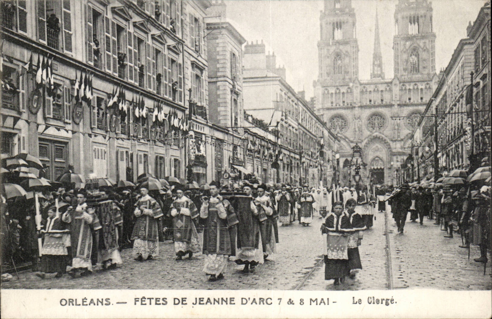 Orleans - Festivals of Jeanne d' Arc - Clergy CPA