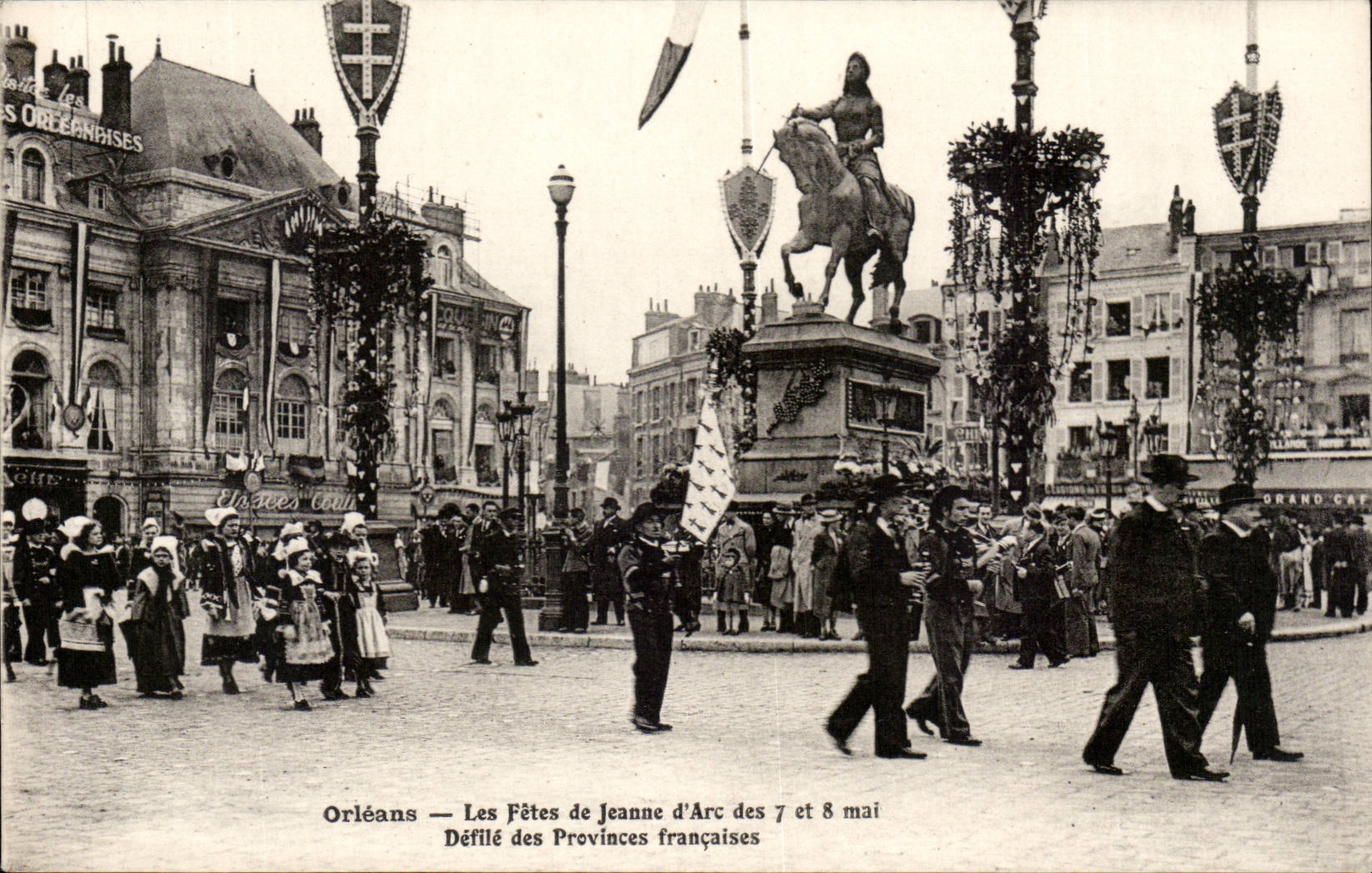 Orleans - Festivals of Jeanne d' Arc - Procession of French Provinces CPA