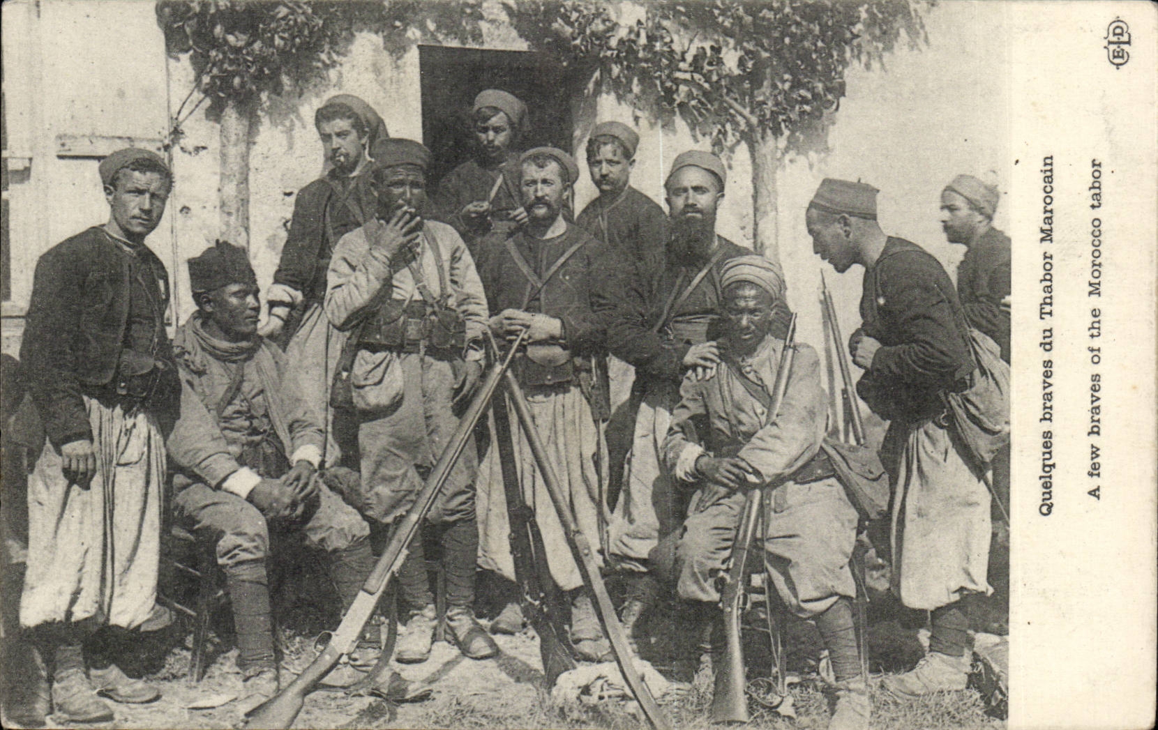 Africa - Africa - Morocco - Some brave men of Moroccan Thabor - CPA