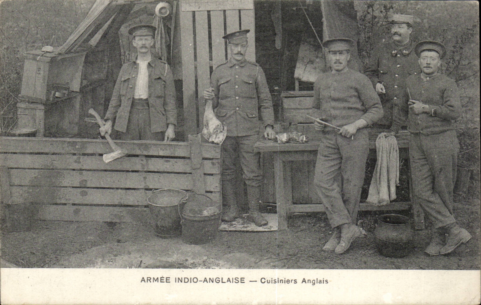 Militaria - English Indio Army - English Cooks - CPA