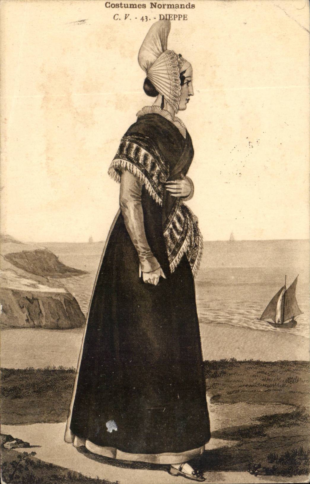 Dieppe - Norman Costumes CPA