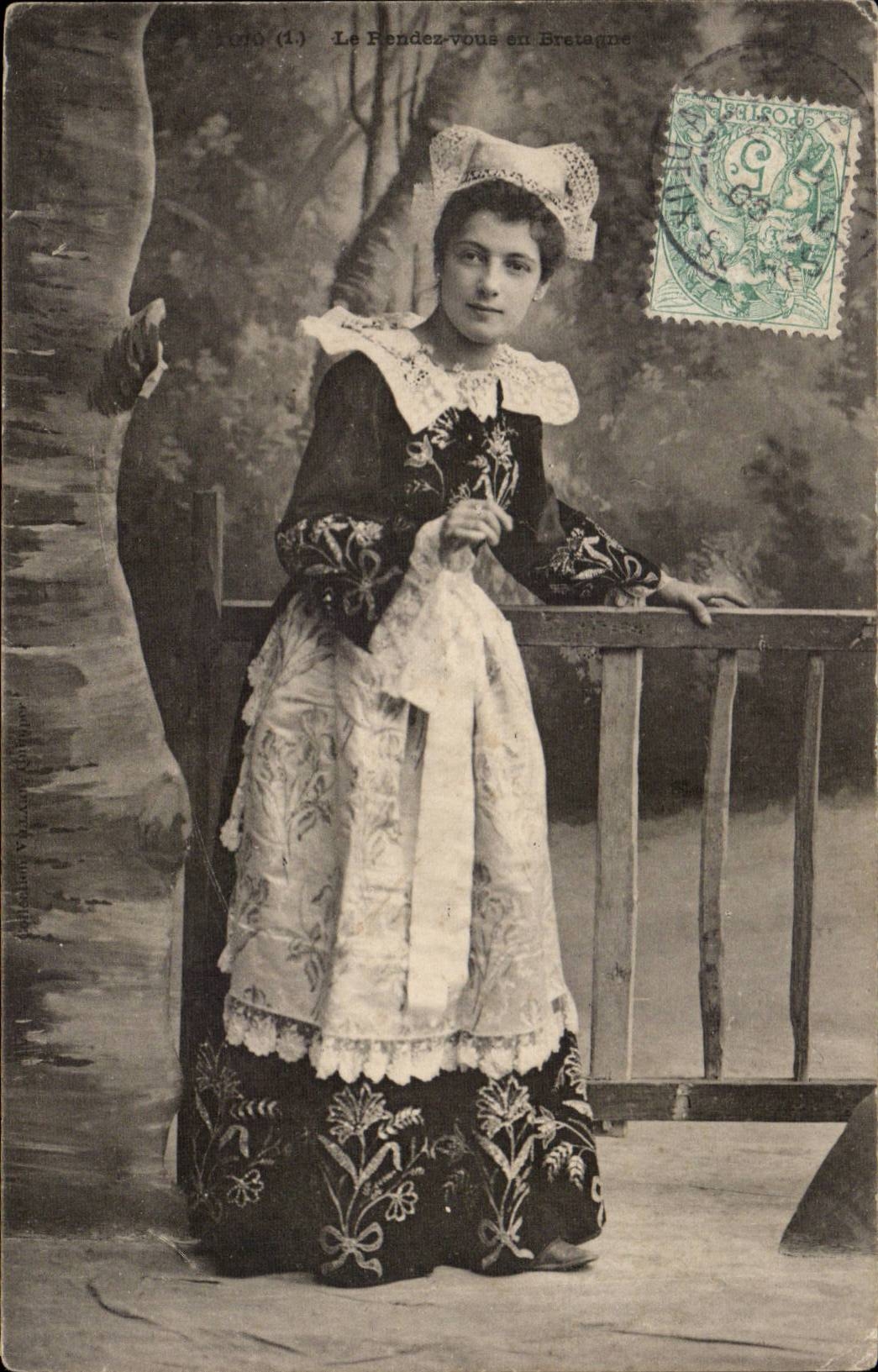 Folklore - Costumes - Return of Brittany - CPA