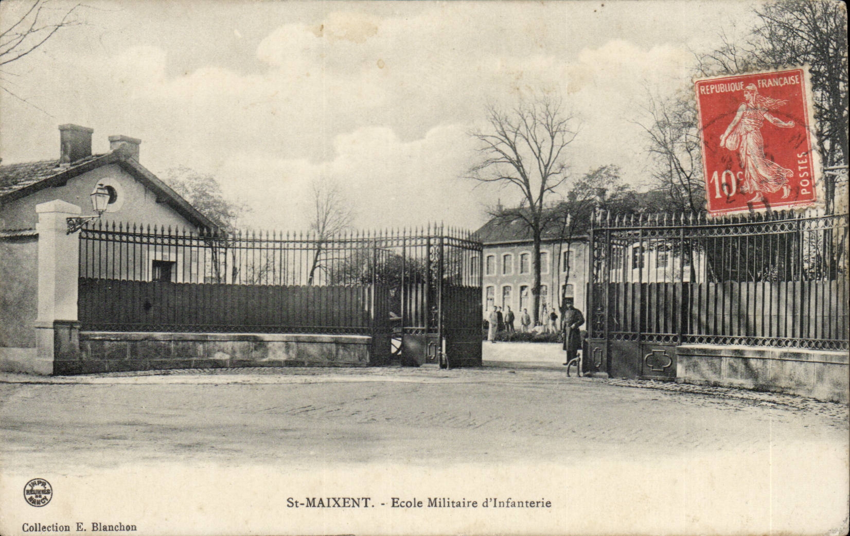 Saint Maixent - Military academy of Infantry CPA