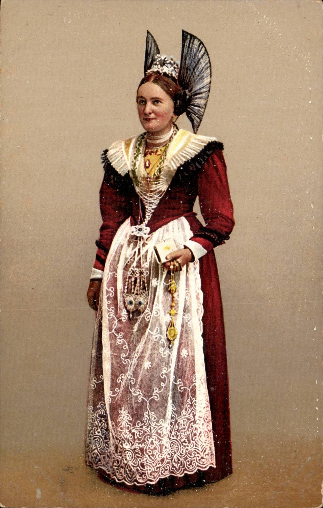 Folklore - Costumes - Germany Deutschland - Appenzellerin - processionstracht CPA