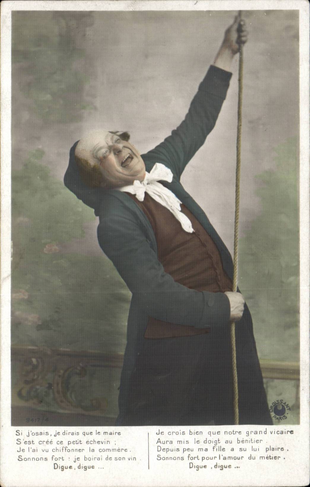 Humour - digue digue digue! CPA 