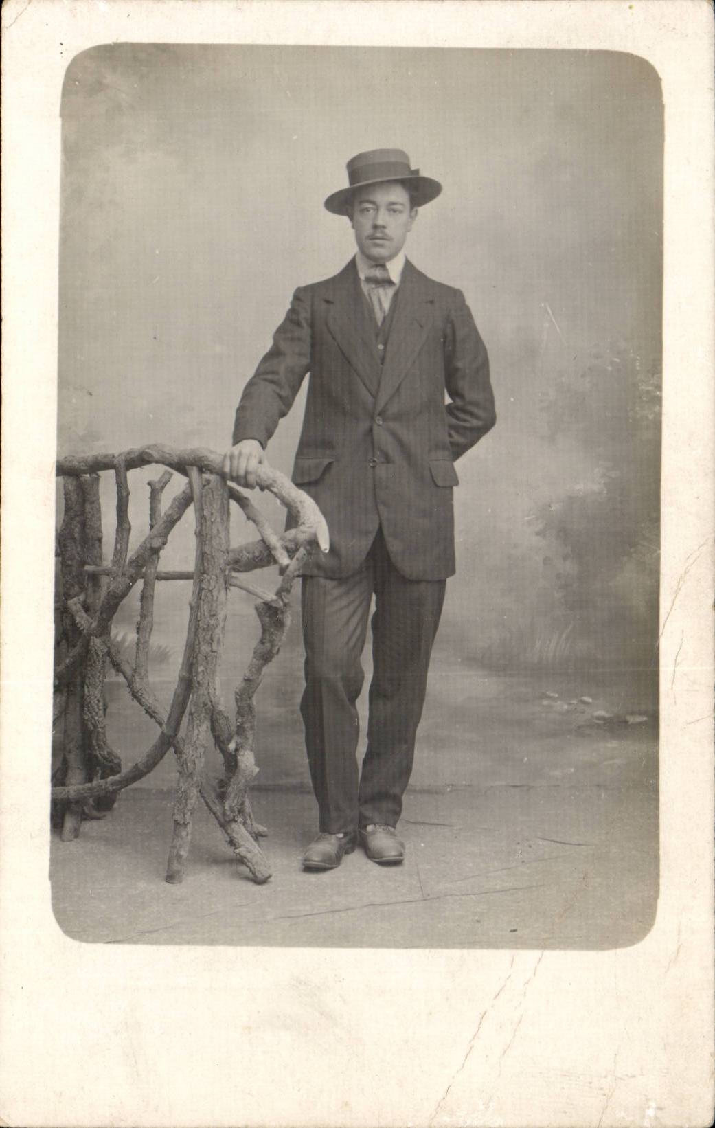 Fanataise - Man - Man with gentle eyes Ida Barthe - - CPA