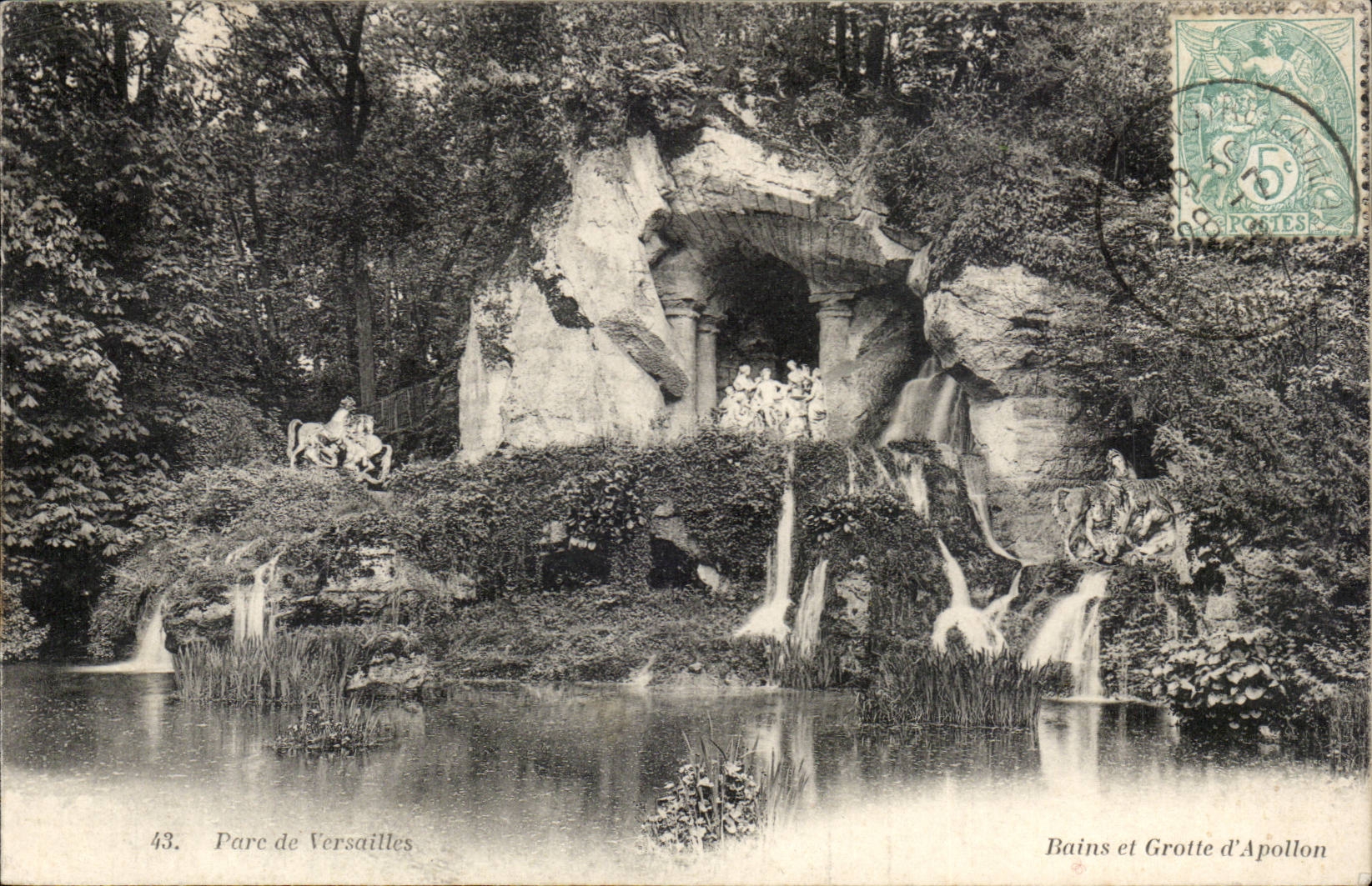 CPA Park of Versailles Baths and caves of Apollo