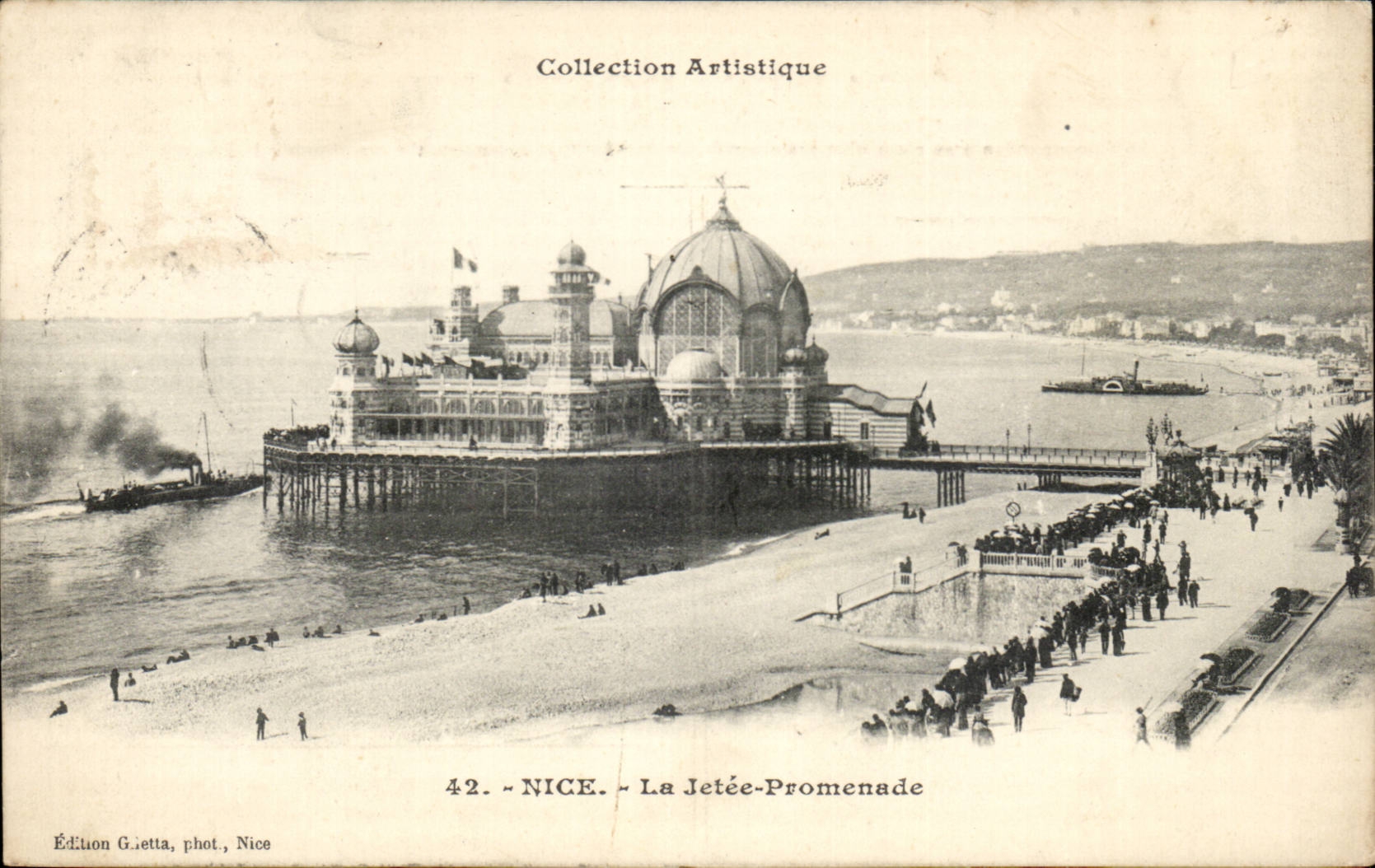 Nettes - der Pier-Weg - CPA