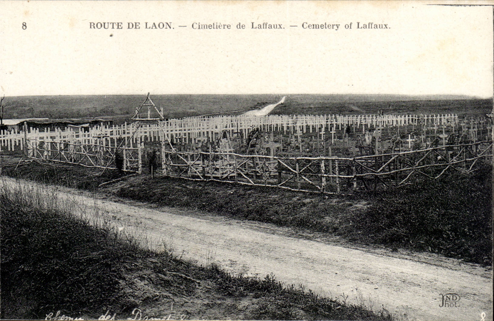 Route de Laon - Cemetery of Laffaux - CPA