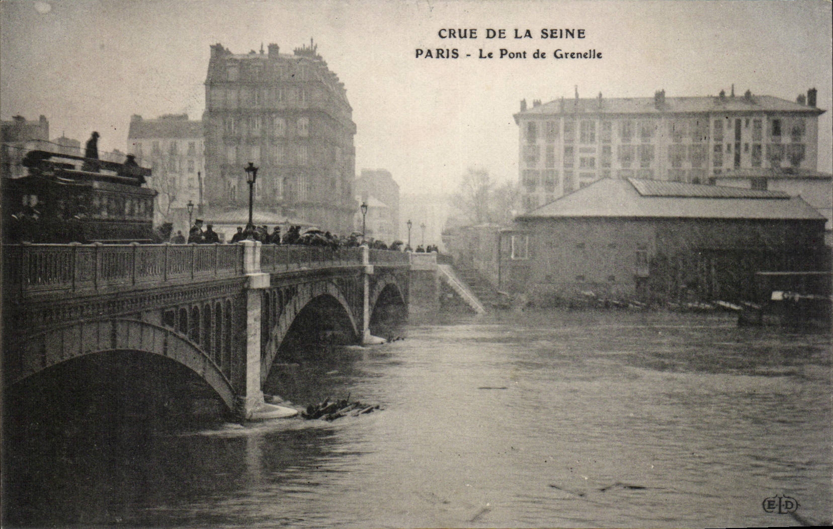 Paris - 15 - Believed of the Seine - Bridge of Grenelle - CPA