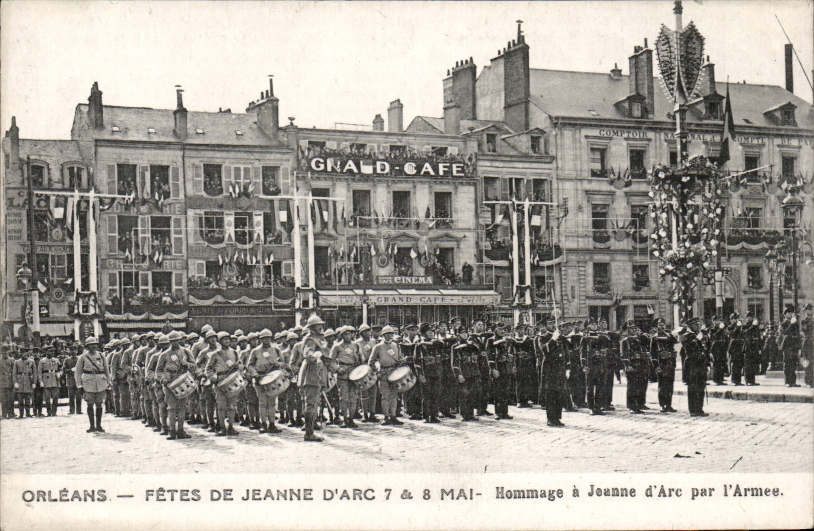 Orleans - Festivals of Jeanne d' Arc - Homage by the Army - CPA