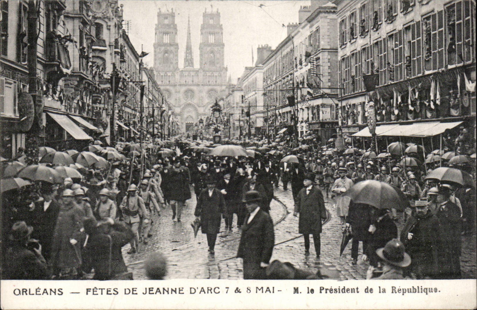 Orleans - Festivals of Jeanne d' Arc - the President of the Republic - CPA