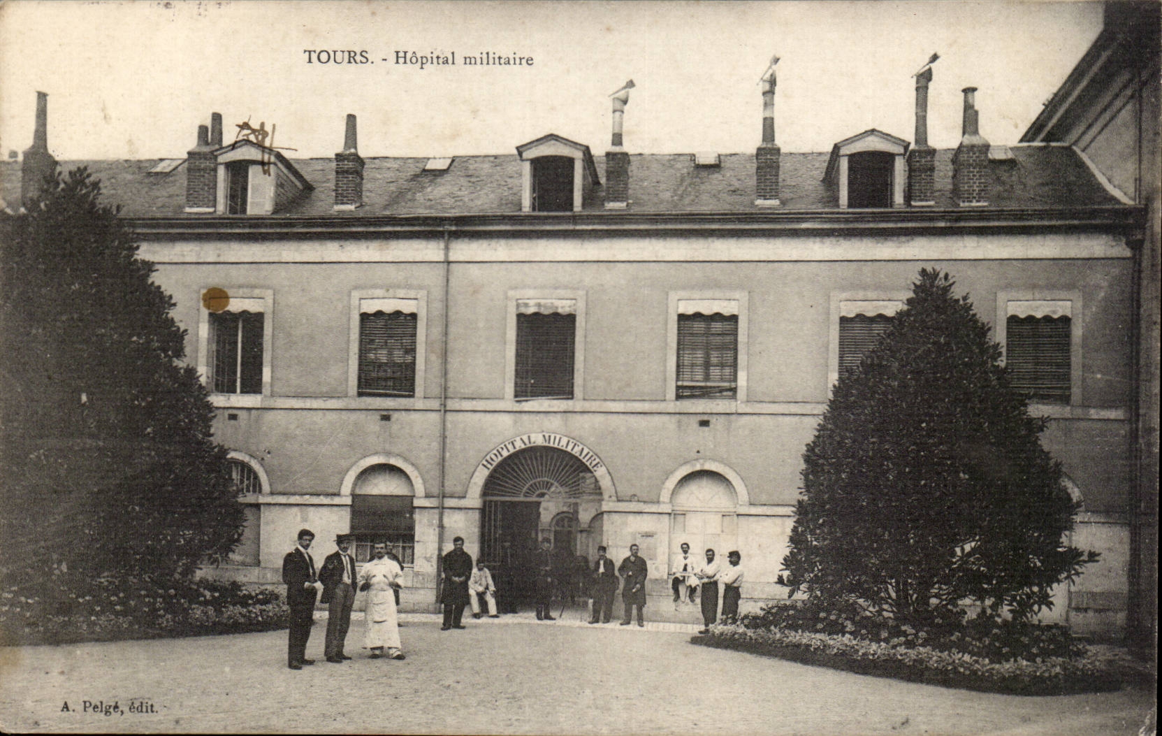 CPA Tours Hopital militaire