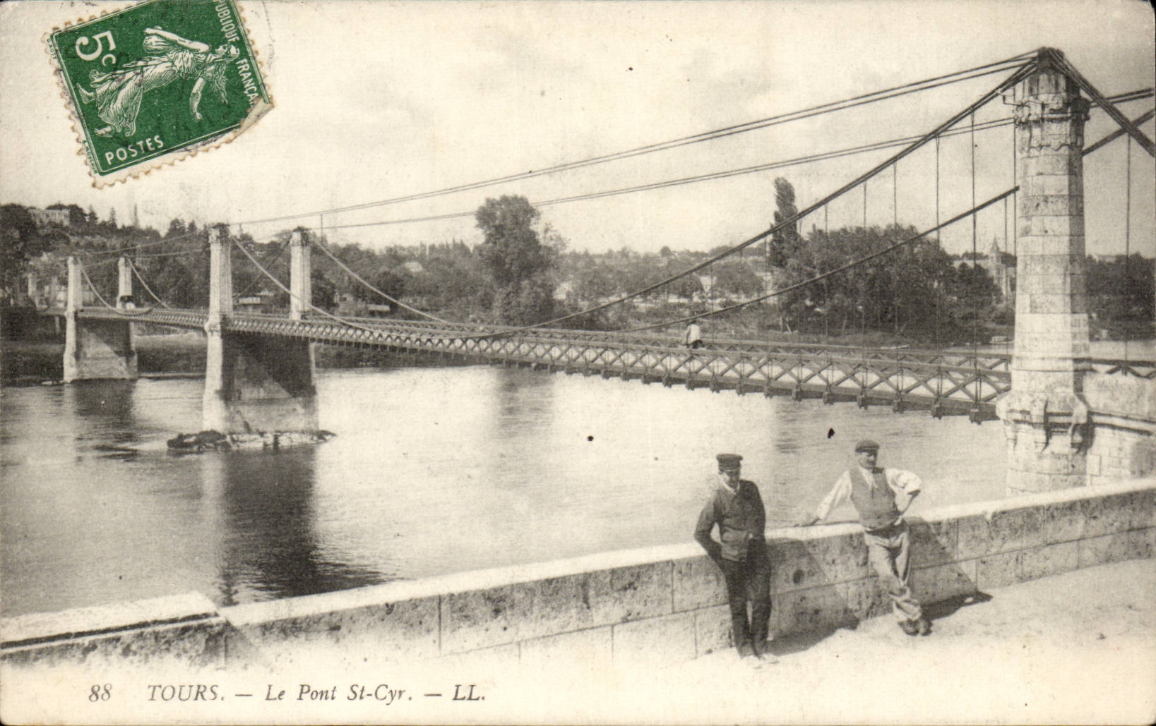 CPA Tours Le pont St Cyr