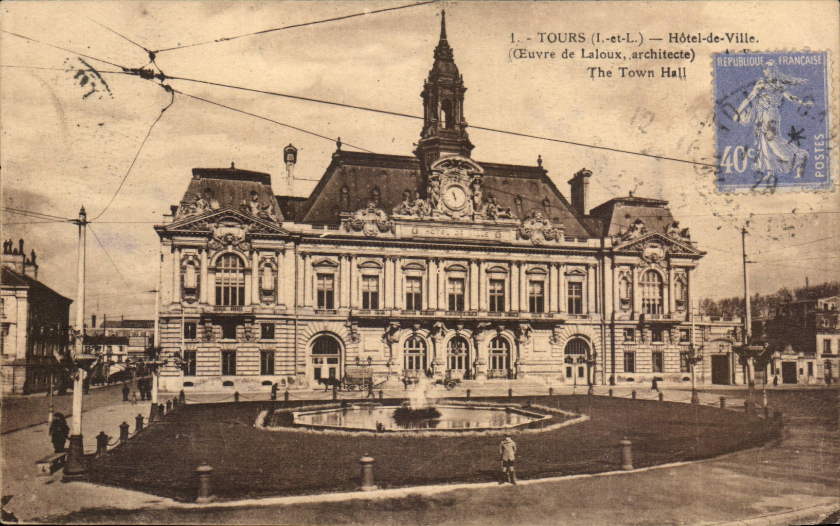 CPA Tours Hotel de ville 
