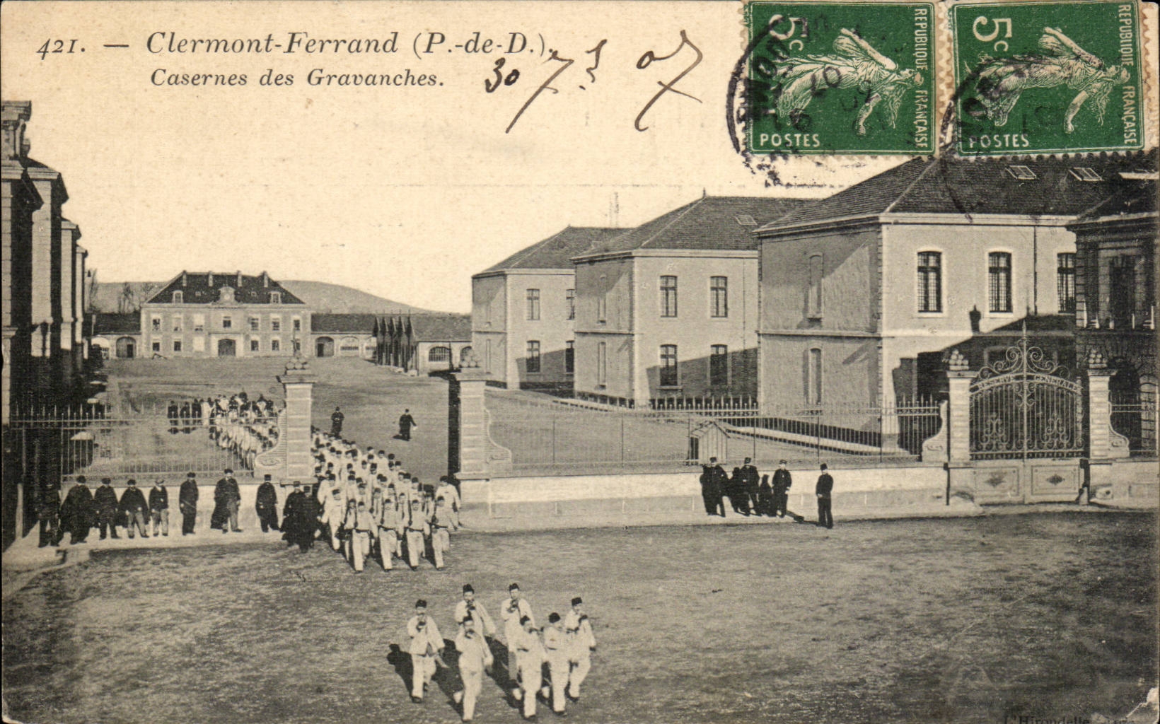 Clermont Ferrand CPA Barracks of Gravanches