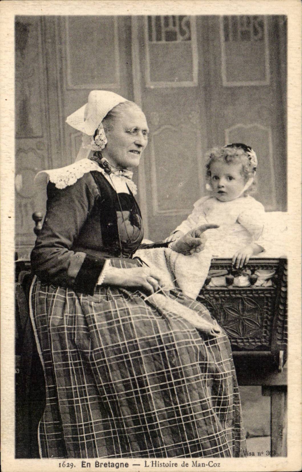 In Brittany CPA history of Man Coz (folklore)