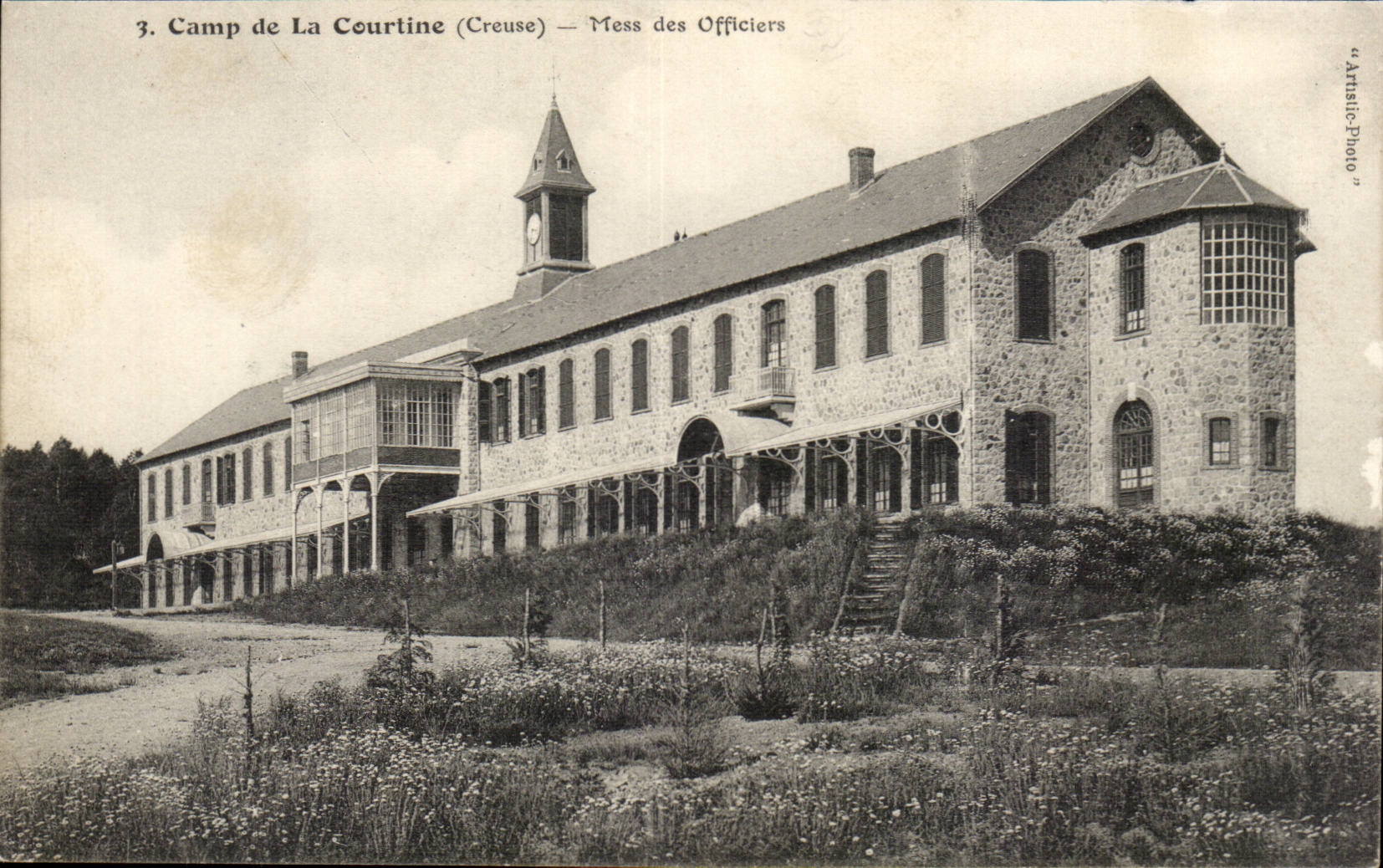 La Courtine - Camp de la Courtine - Mess des Officiers CPA