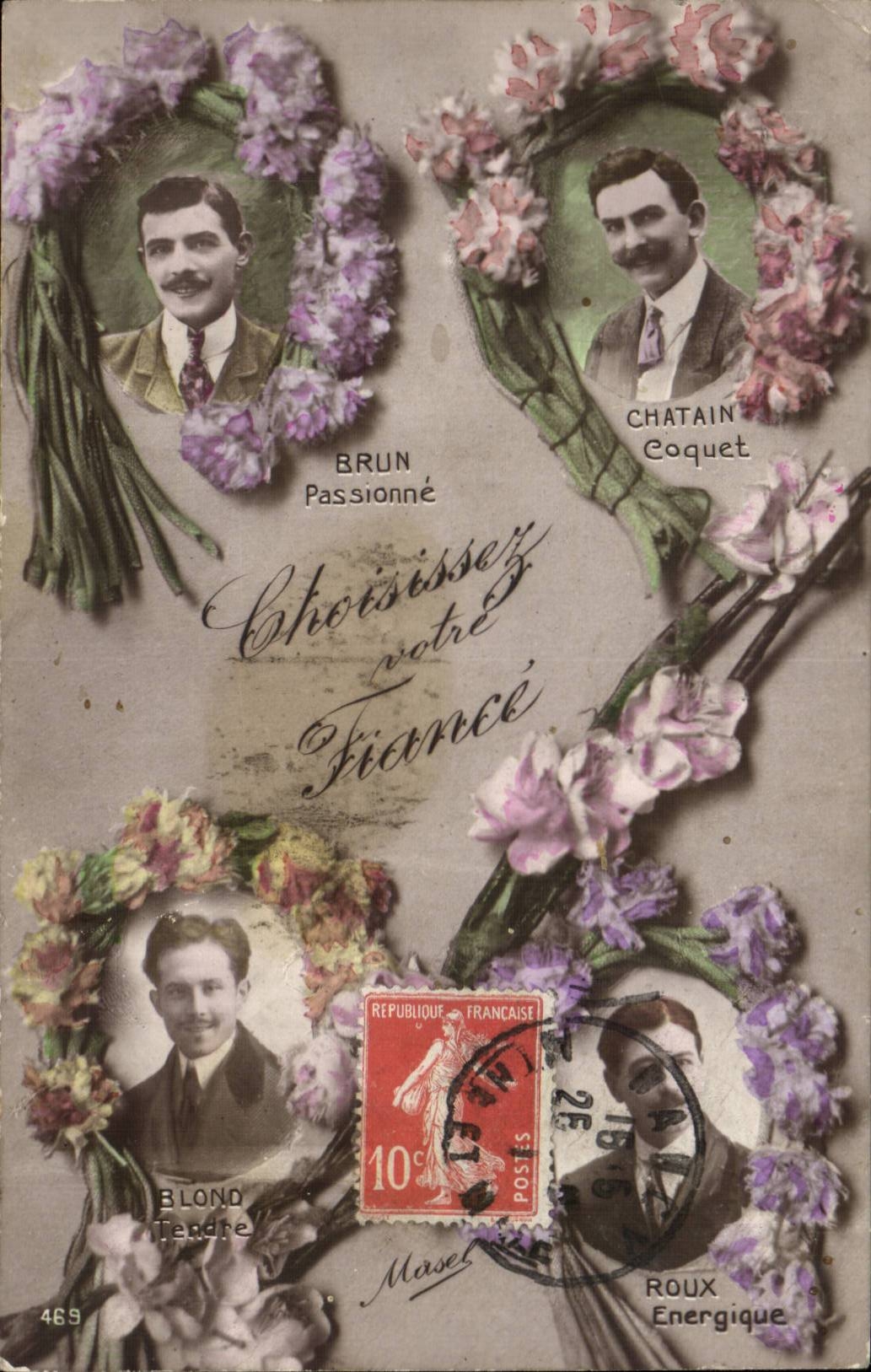 Fantasy - Man - Brown impassions - vain Chatain CPA