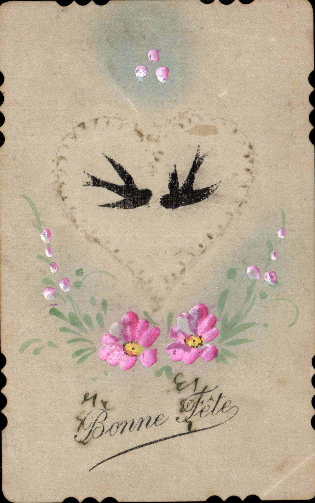 Festivals - Good Festival - Birds - Dove - dove CPA