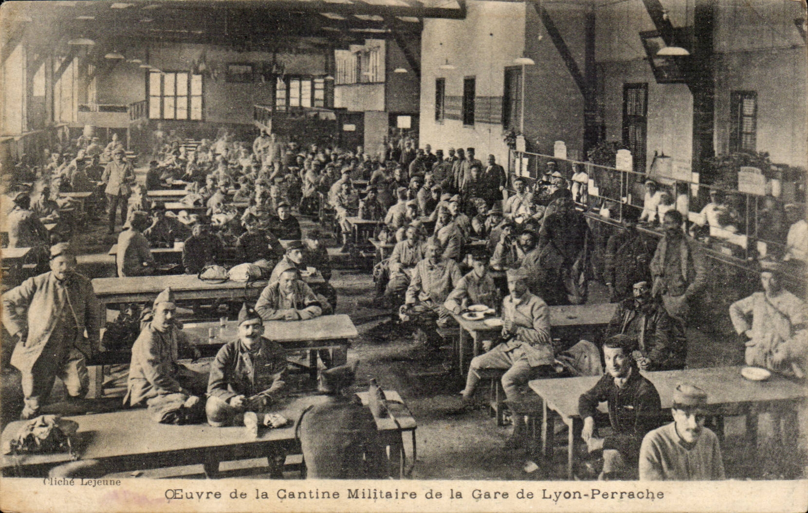 Paris - 12 - Oeuvre de la Cantine Militaire de la Gare de Lyon - Perrache - CPA