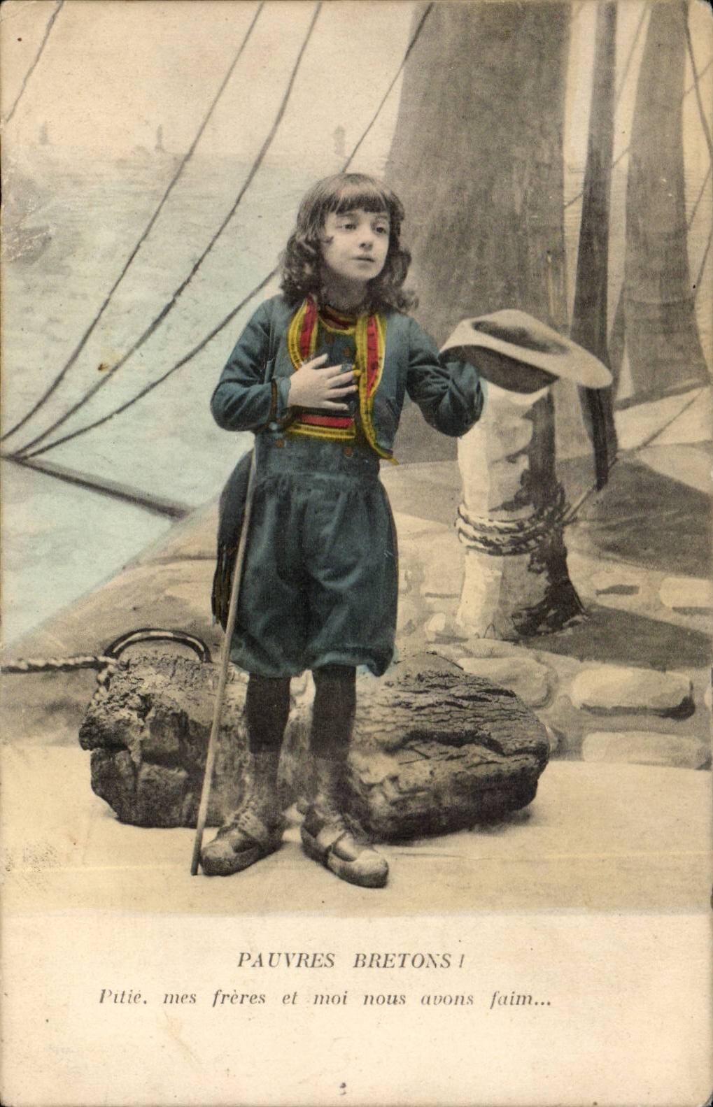 Fantasy - Child - Poor Breton - CPA