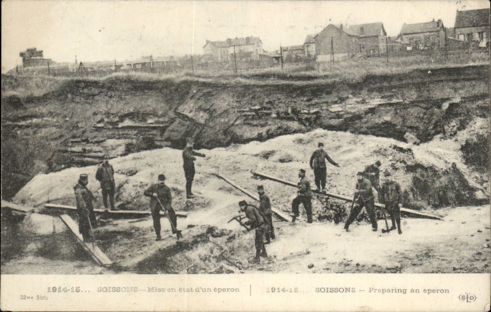 Soissons - Setting in a state of a spur - CPA