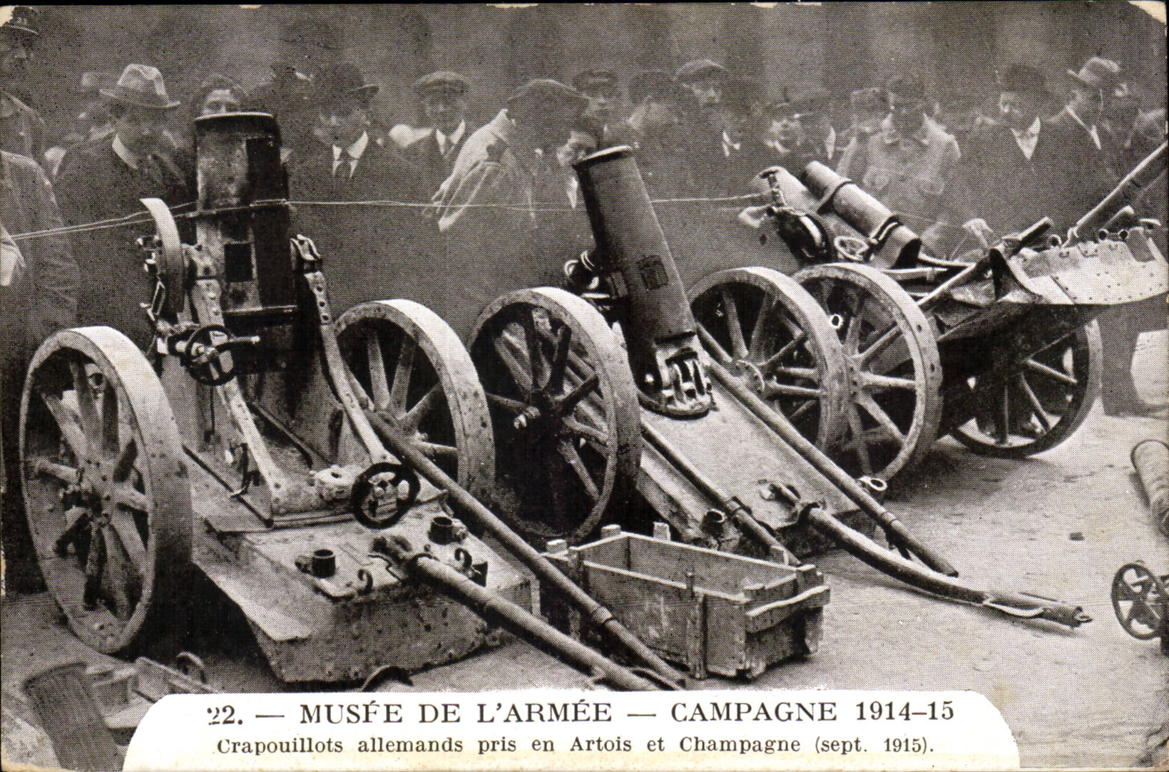War 1914 1915 - Museum of the Army - guns - CPA