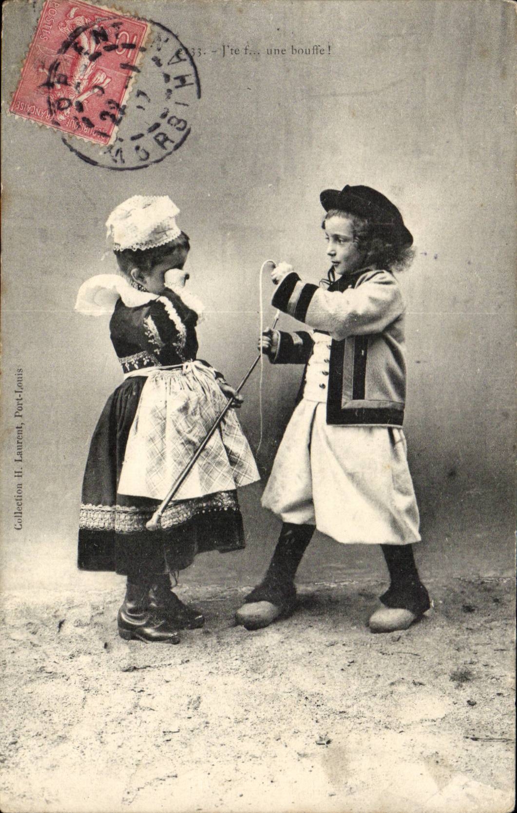 Fantasy - Children - adorable children - CPA