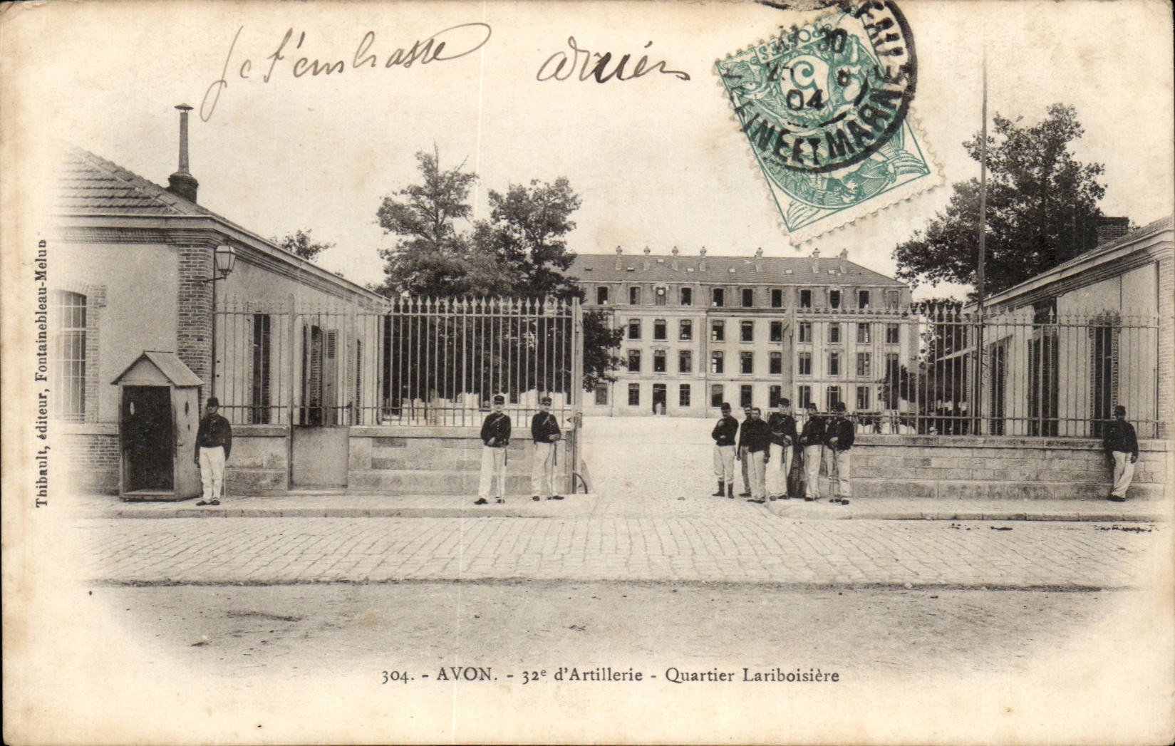 Avon - Barracks Lariboisiere 32 of Artillery CPA