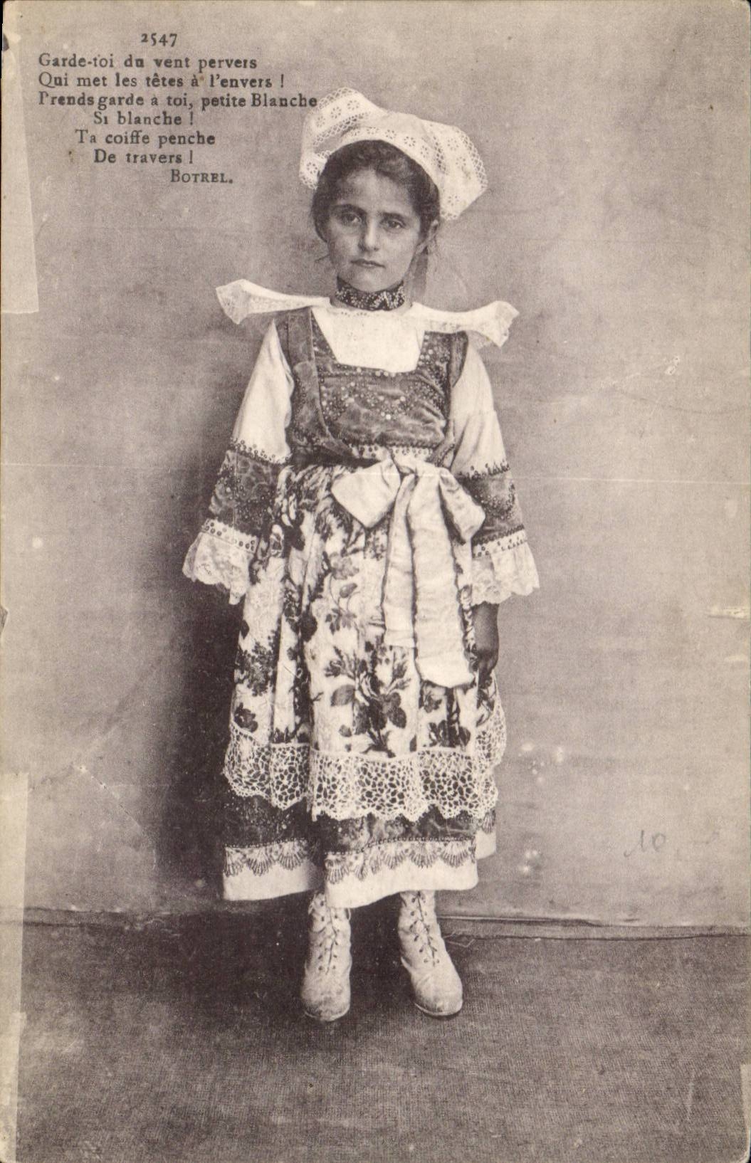 Fantasy - child - pretty girl CPA