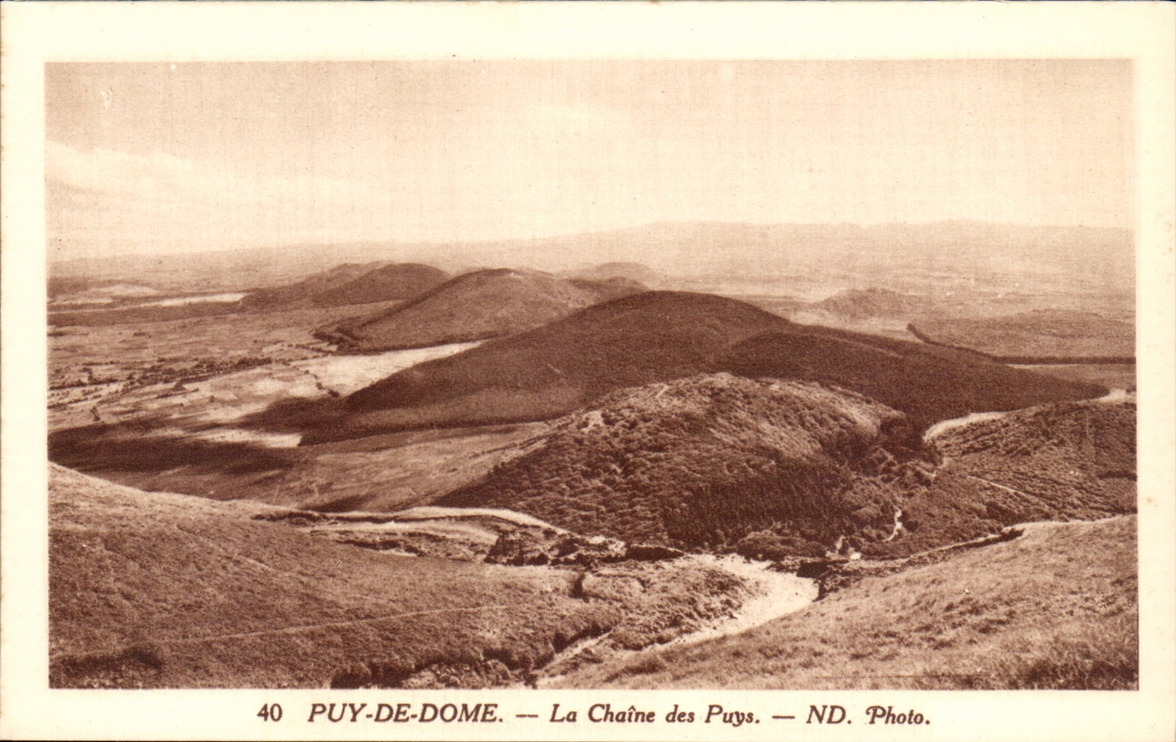 Puy de Dome - Chains of Puys - CPA