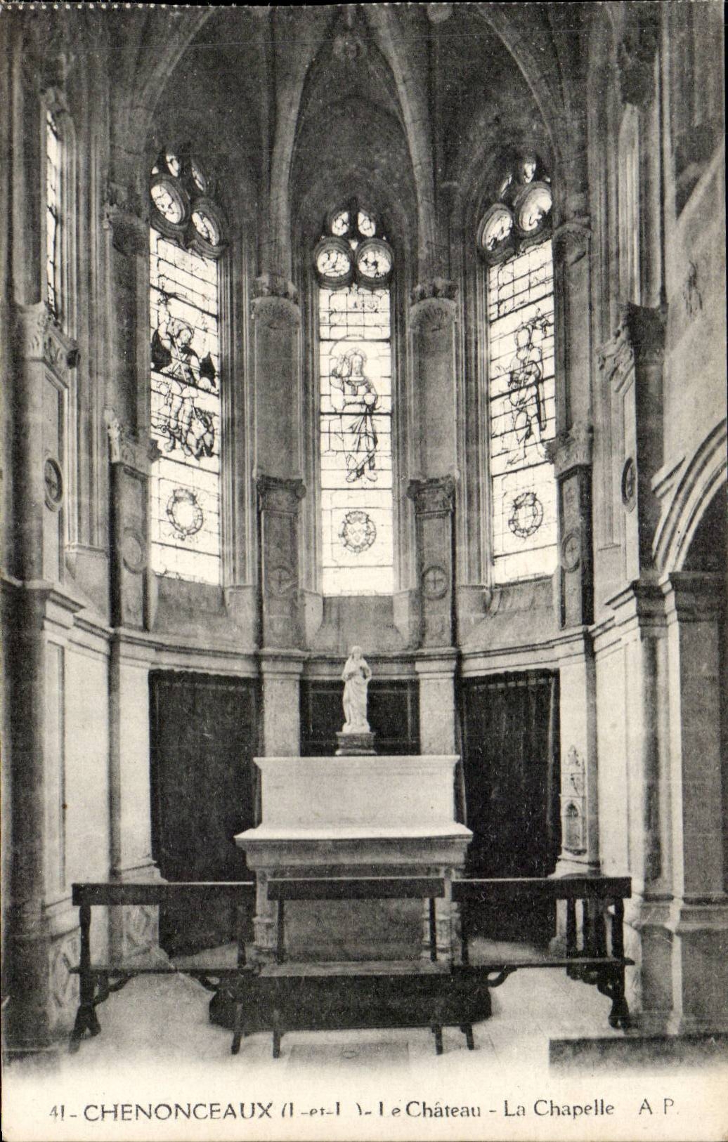 Chenonceaux - Le Chateau - La Chapelle - CPA