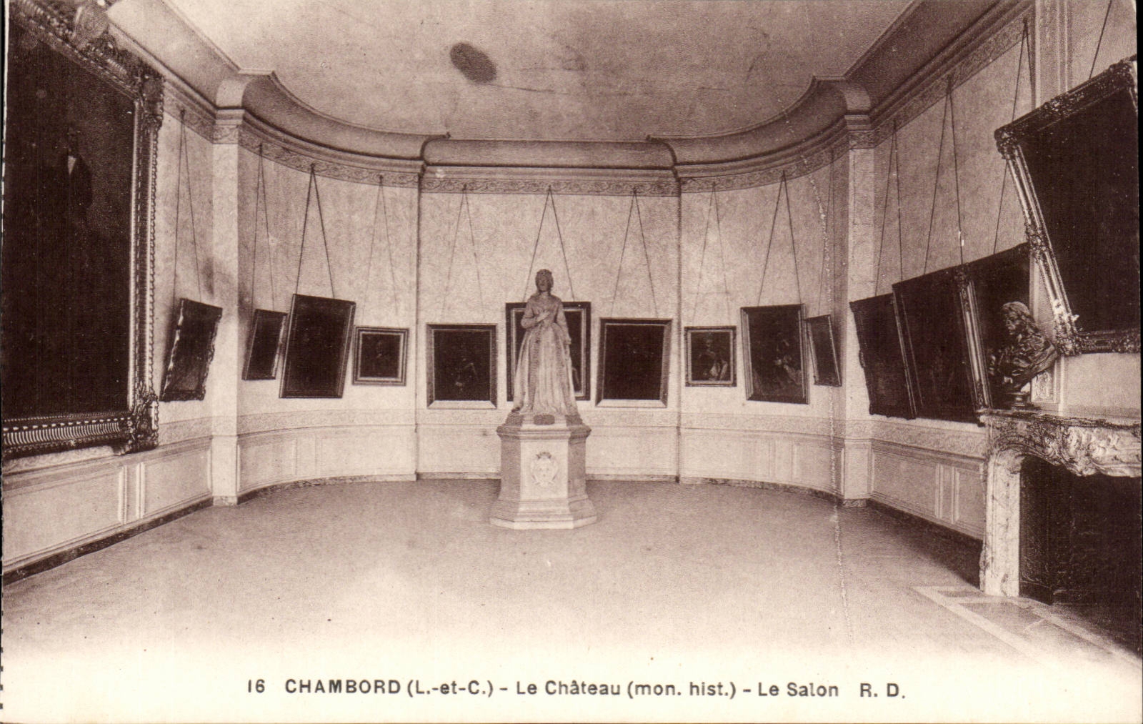 Chambord - Le Chateau - Le Salon CPA 