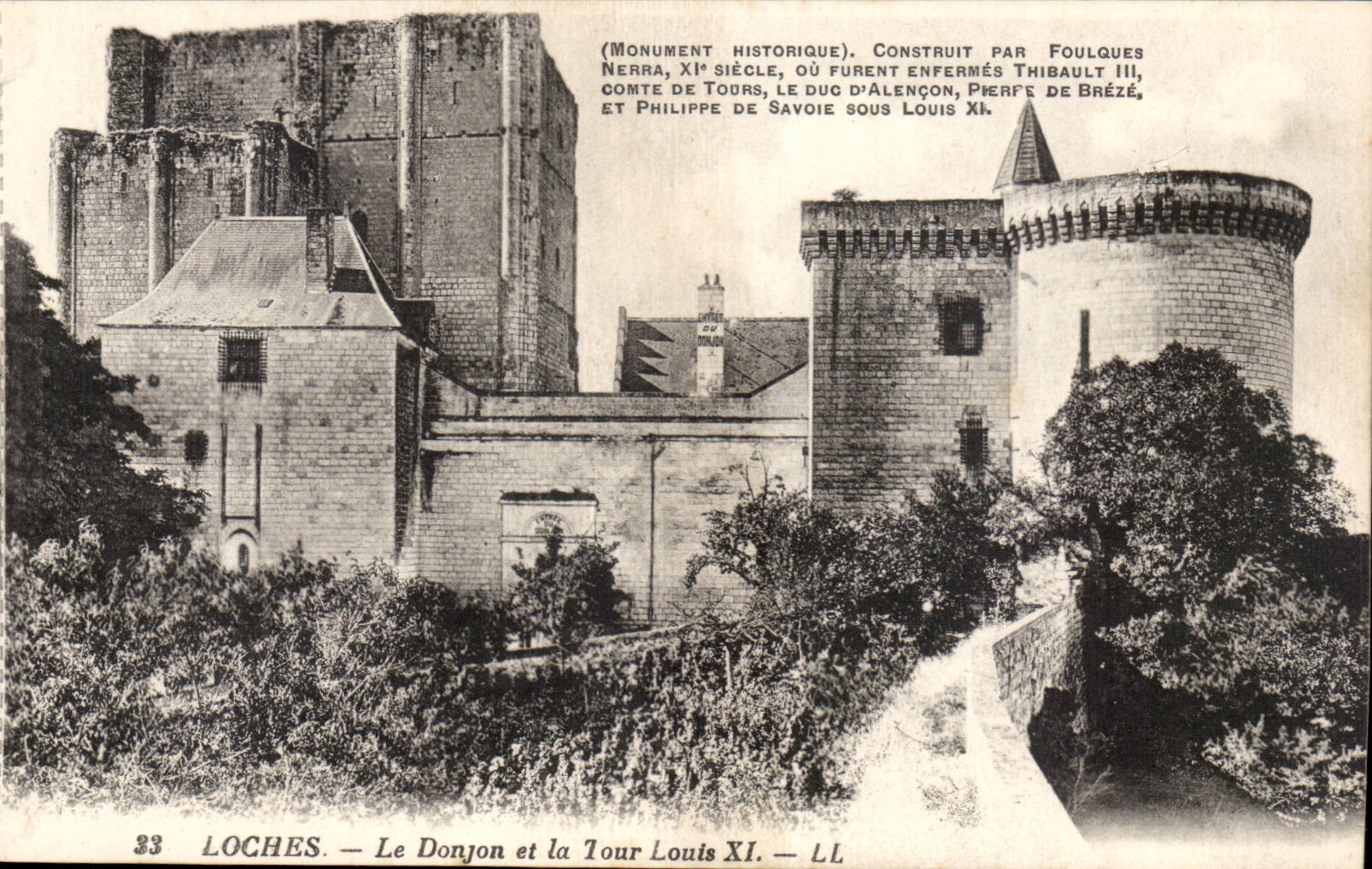 Loaches - Donjonet the Tower Louis XI - CPA