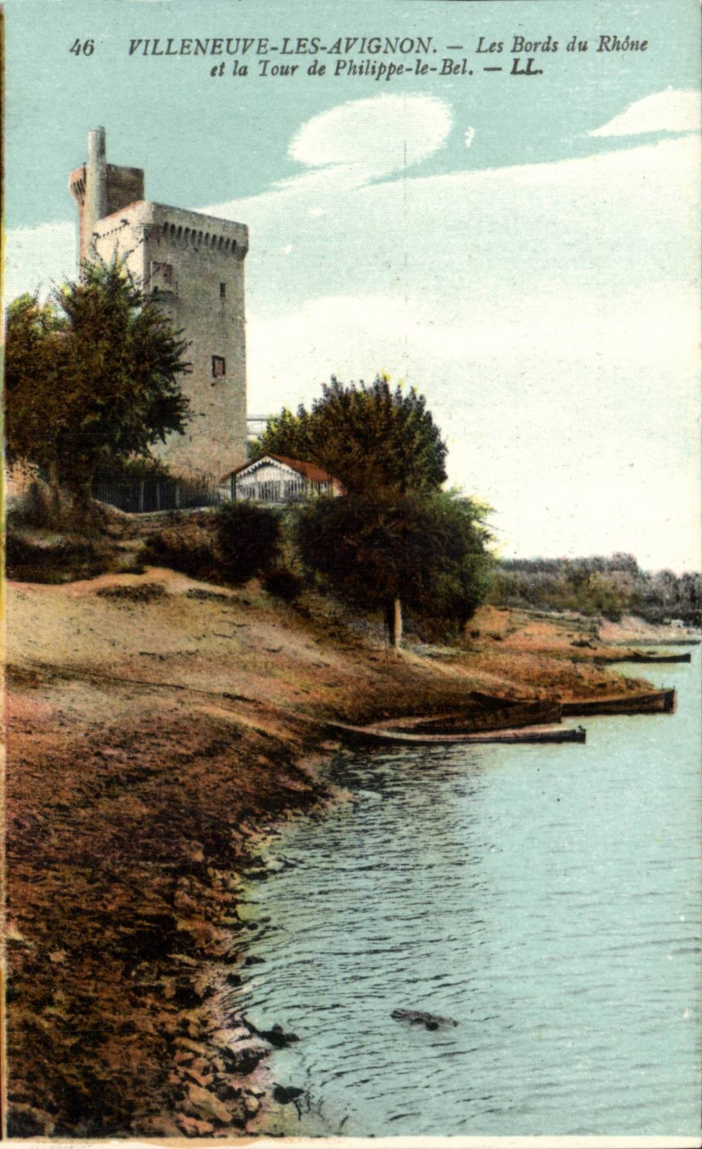 Villeneuve Avignon them Edges of the Rhone - the Tower of Philippe the Beautiful one - CPA