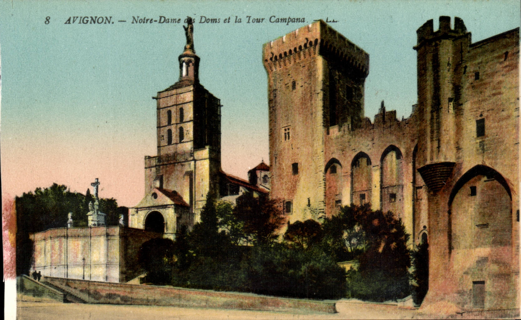 Avignon - Notre Dame von Doms und von Campana-Aufsatz - CPA