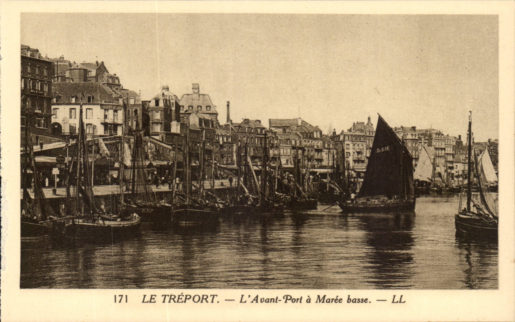 Treport - vor niedrigen PortGezeiten hat - CPA