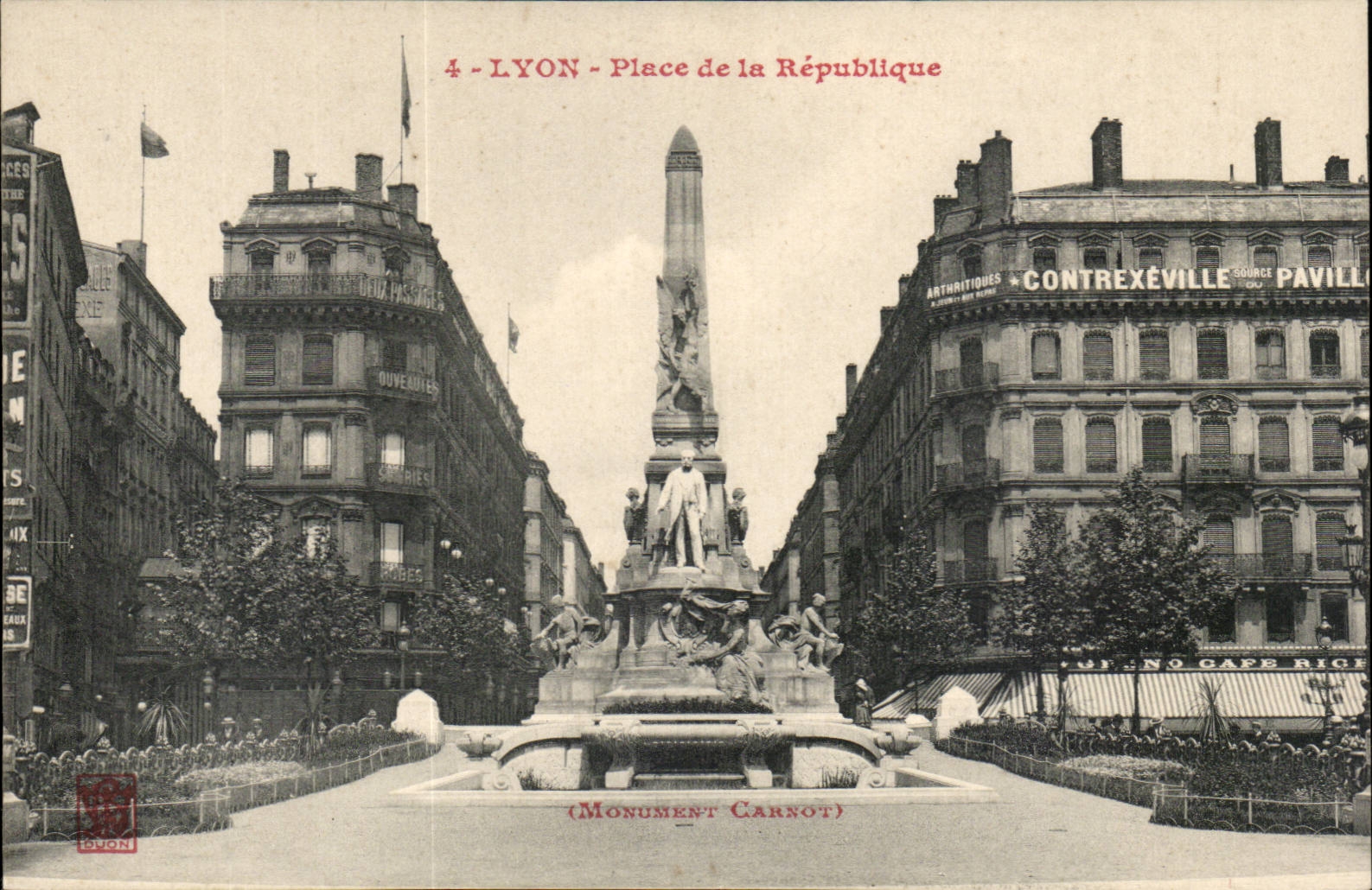 Lyon - Ort der Republik - CPA