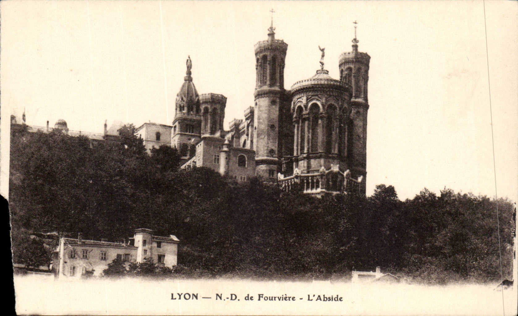 Lyon - Basilika von Fourviere - der Apse - CPA