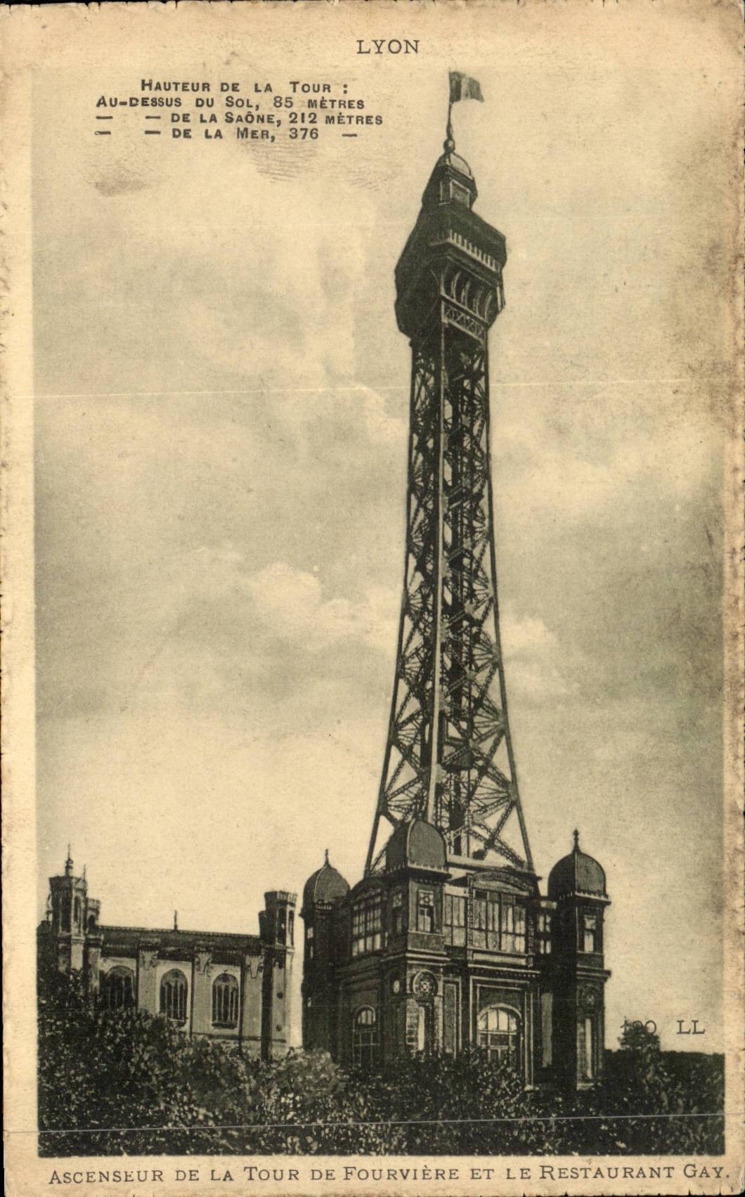 Lyon - Hohe des Aufsatzes - mit der Oberseite der Rechnungen des Bodens 45 der Quantitaten - CPA